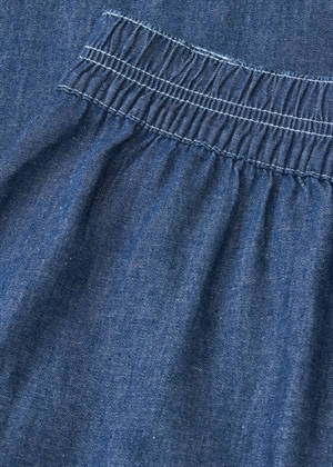 Luna Air denim skirt Dark Blue Denim Mads Nørgaard 